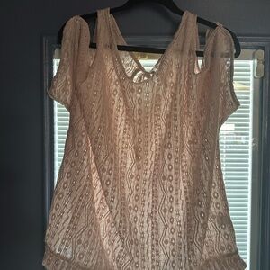 Lace Off-Shoulder Top